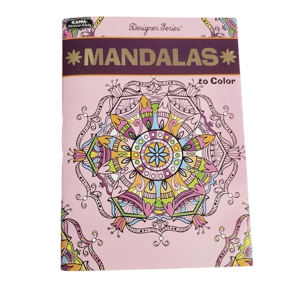 NEW Kappa Mandalas/Nature Adult Coloring Activity Books Bundle 2 - Picture 2 of 4